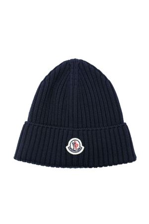 cappello in lana blu MONCLER KIDS | 3B00024M1131742